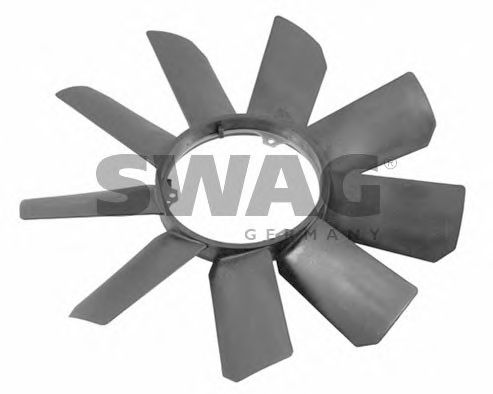 Fan Wheel, engine cooling 10 92 2784