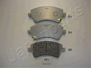 Brake Pad Set, disc brake PA-211AF