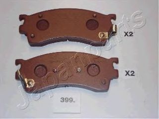 Brake Pad Set, disc brake PA-399AF