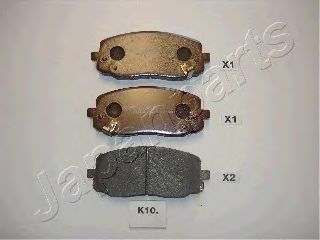 Brake Pad Set, disc brake PA-K10AF