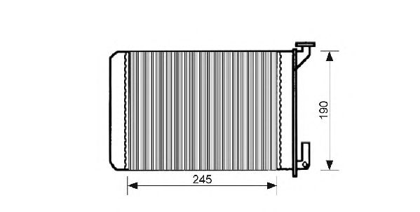 Heat Exchanger, interior heating QHR2052