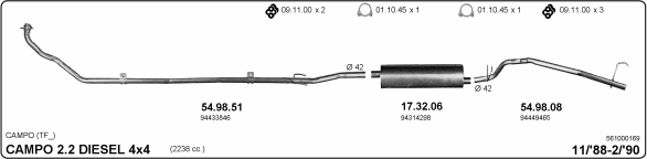 Exhaust System 561000169