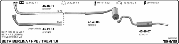 Exhaust System 546000010