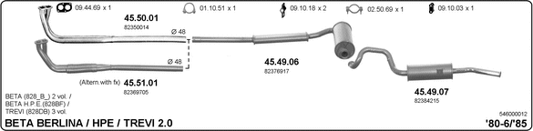 Exhaust System 546000012