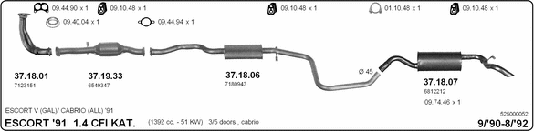 Exhaust System 525000052