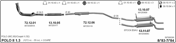 Exhaust System 587000289