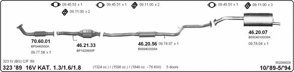 Exhaust System 552000029