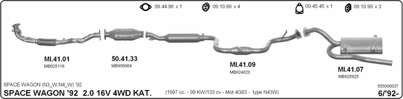 Exhaust System 555000037
