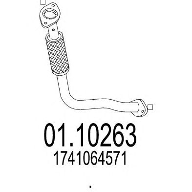 Exhaust Pipe 01.10263