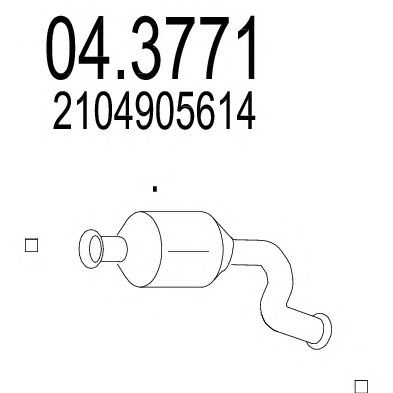 Catalytic Converter 04.3771