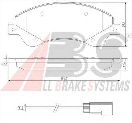 Brake Pad Set, disc brake 37559