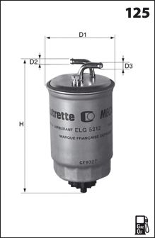 Brændstof-filter ELG5212