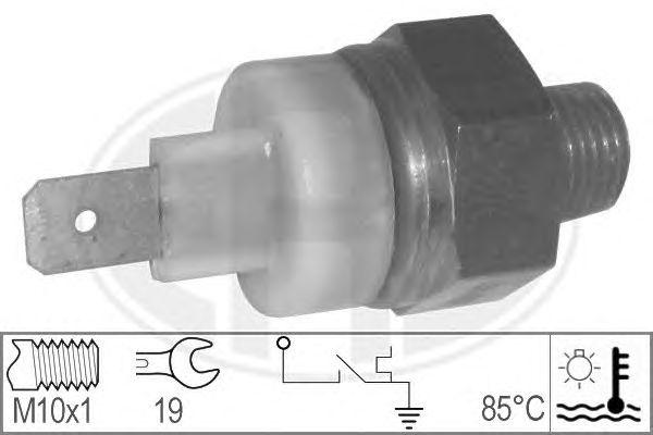 Sensor, temperatura do líquido de refrigeração 330760