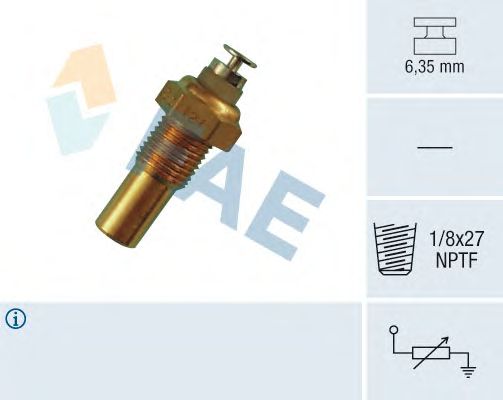 Sensor da temperatura do líquido de refrigeração 32230