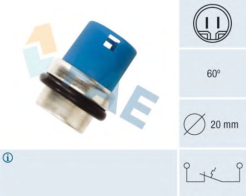 Temperature Switch, coolant warning lamp 35300