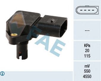 Sensor, intake manifold pressure 15038
