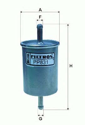 Fuel filter PP836/1
