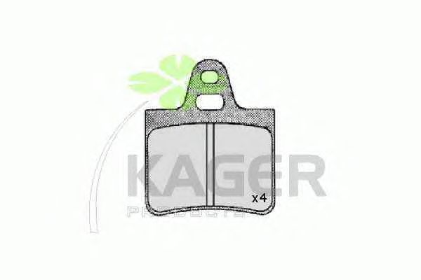 Brake Pad Set, disc brake 35-0076