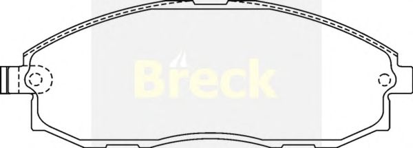 Brake Pad Set, disc brake 20708 00 C