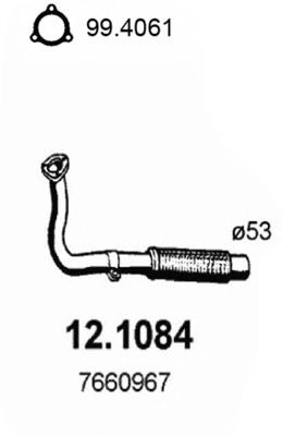 Exhaust Pipe 12.1084