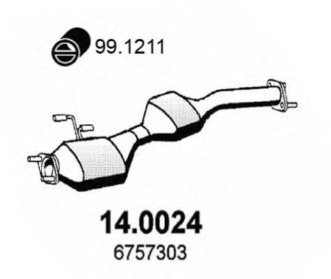 Catalytic Converter 14.0024