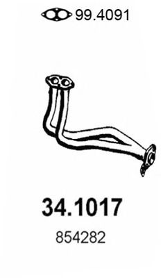 Exhaust Pipe 34.1017