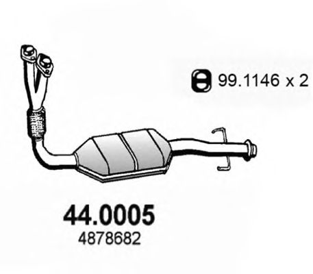 Catalytic Converter 44.0005