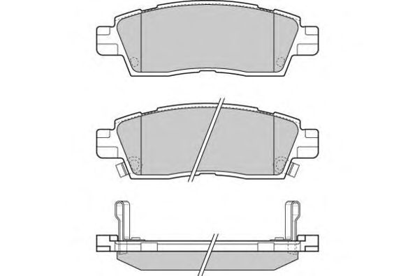 Brake Pad Set, disc brake 12-1309