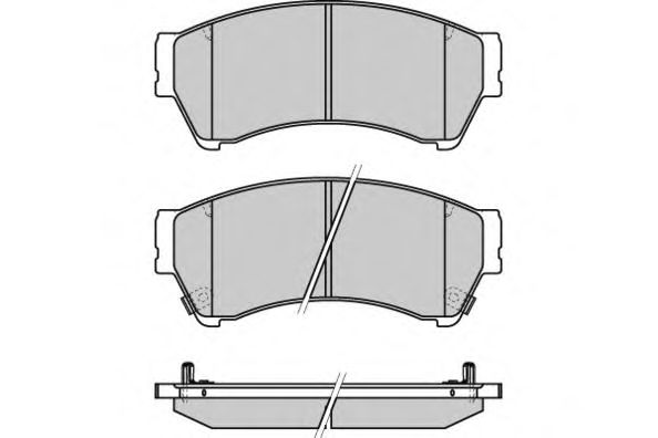 Brake Pad Set, disc brake 12-1343