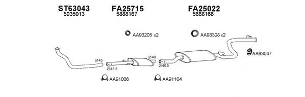 Exhaust System 250276