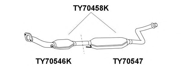 Front Silencer TY70547
