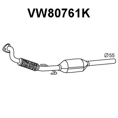 Katalysator VW80761K