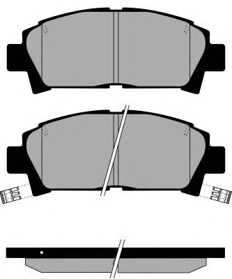 Brake Pad Set, disc brake PA853