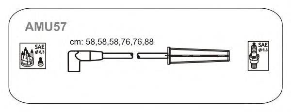 Ignition Cable Kit AMU57