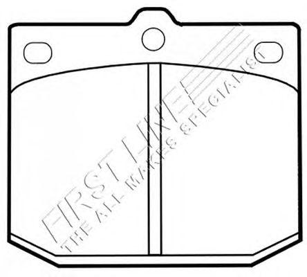 Brake Pad Set, disc brake FBP1402