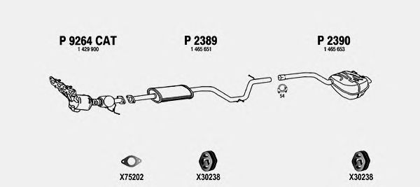 Exhaust System FO724