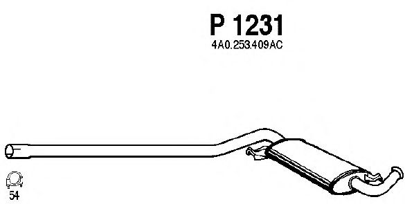 Middle Silencer P1231