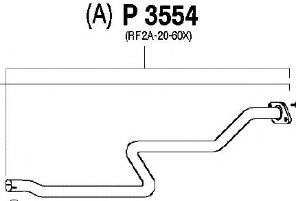 Exhaust Pipe P3554
