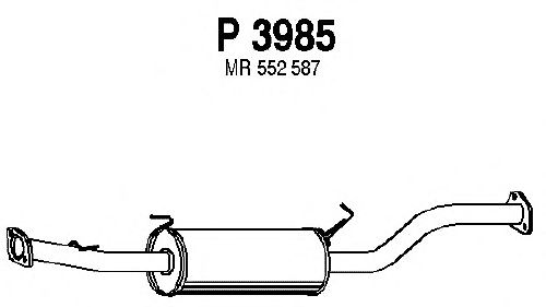 Middle Silencer P3985