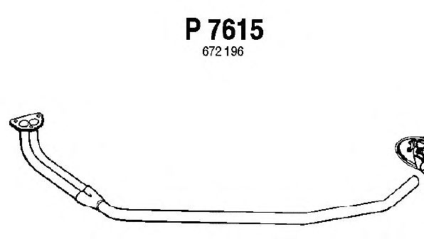 Exhaust Pipe P7615
