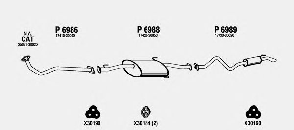 Exhaust System TO730