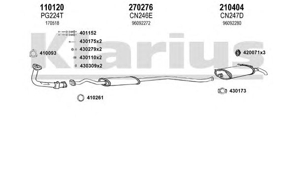 Exhaust System 180122E