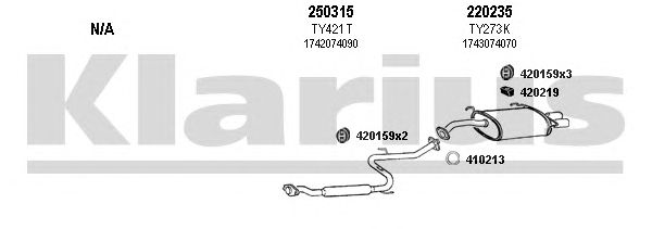 Exhaust System 900176E