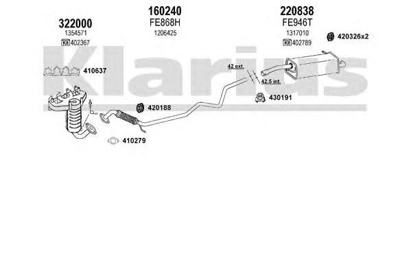 Exhaust System 361629E
