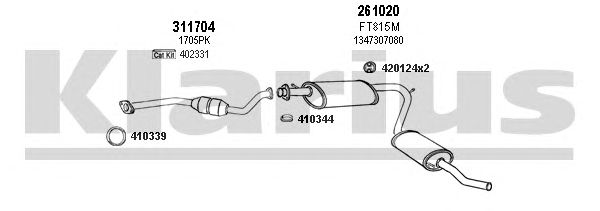 Exhaust System 630858E