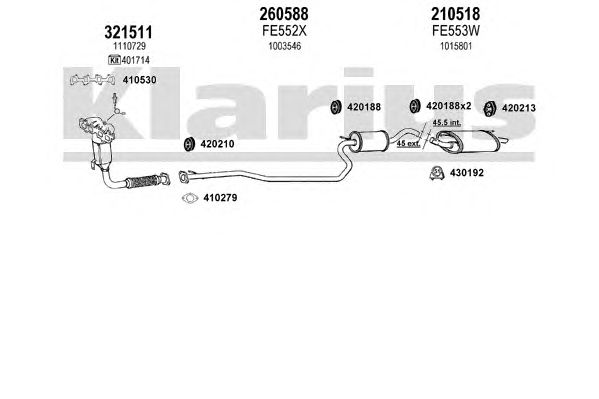 Exhaust System 361701E