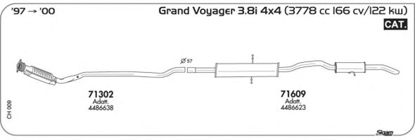Exhaust System CH009