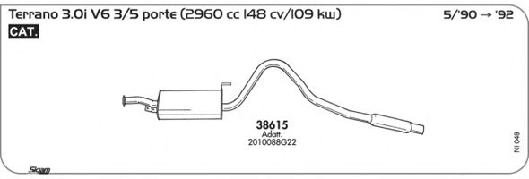 Exhaust System NI049