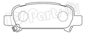 Brake Pad Set, disc brake IBR-1703