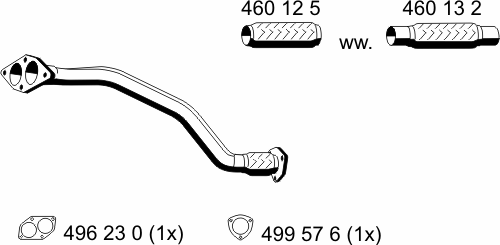 Exhaust Pipe 243469